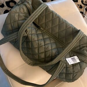 Vera Bradley large lightweight Duffle with crossbody strap, new with tags